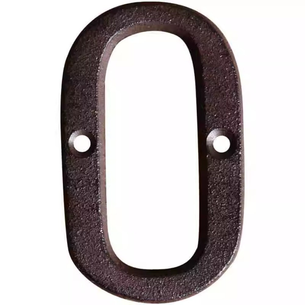 Cast Wrought Iron Black Antique Xmas House Door Alphabet Letters and Numbers US