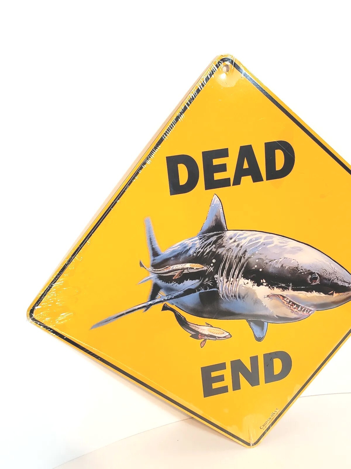 Crosswalks Dead End Great White Shark Sign Atlas Screen Printing
