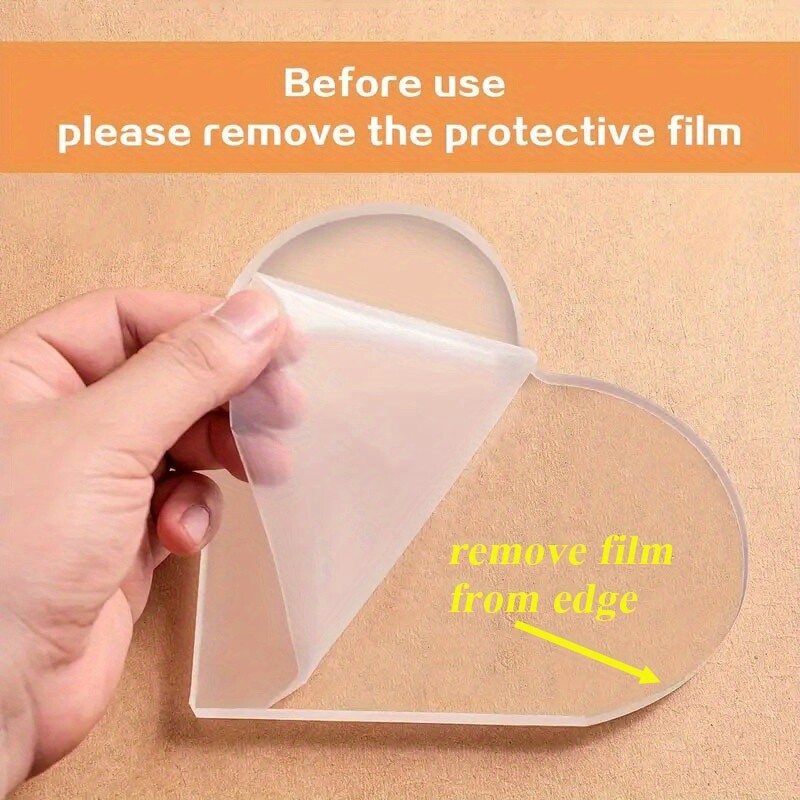 1 PC Inspirational Polygon Acrylic Work Gift Desktop Sign Decoration