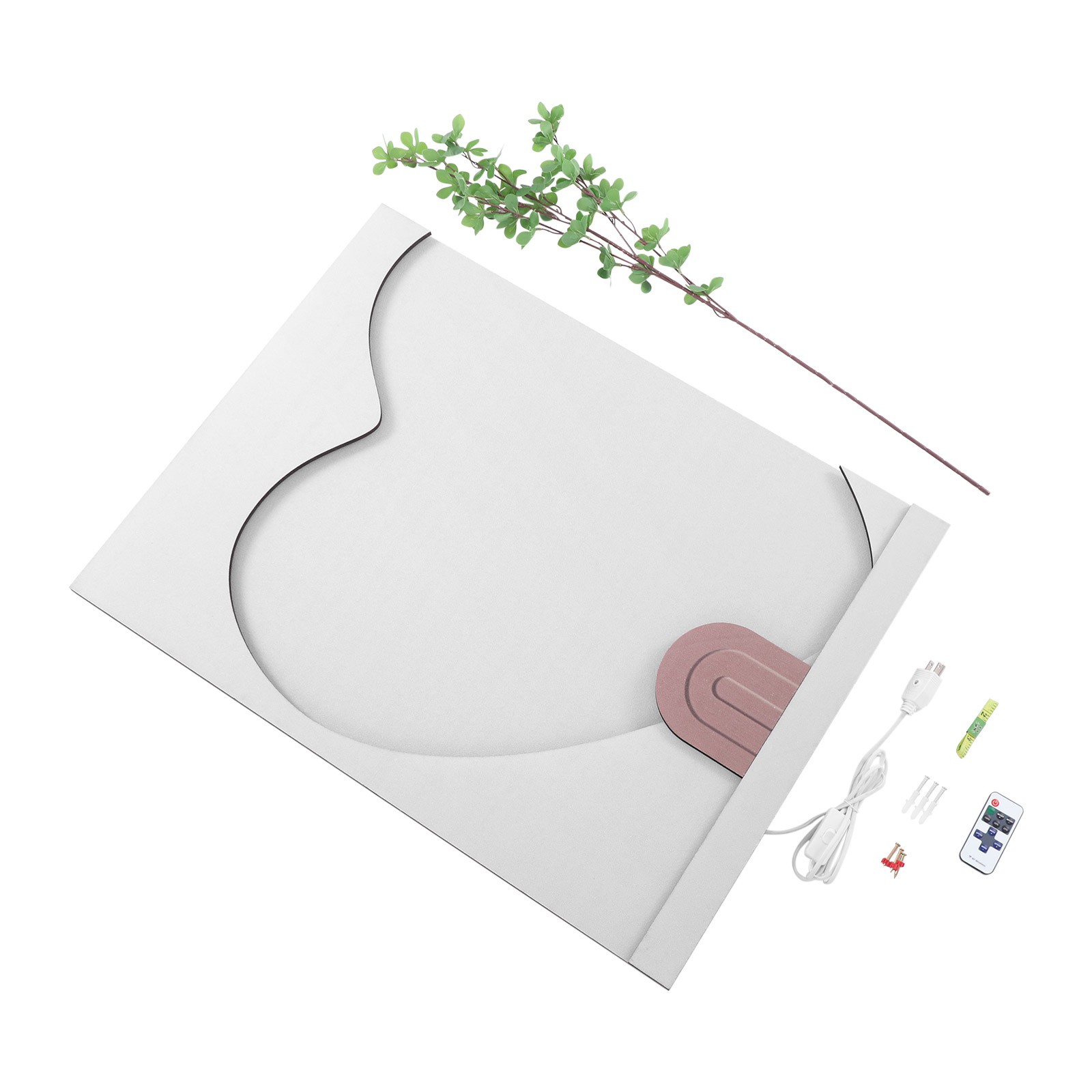 Off-white 3D Sandstone Wall Art Painting 23.6 * 31.5in For Living Room Bedroom