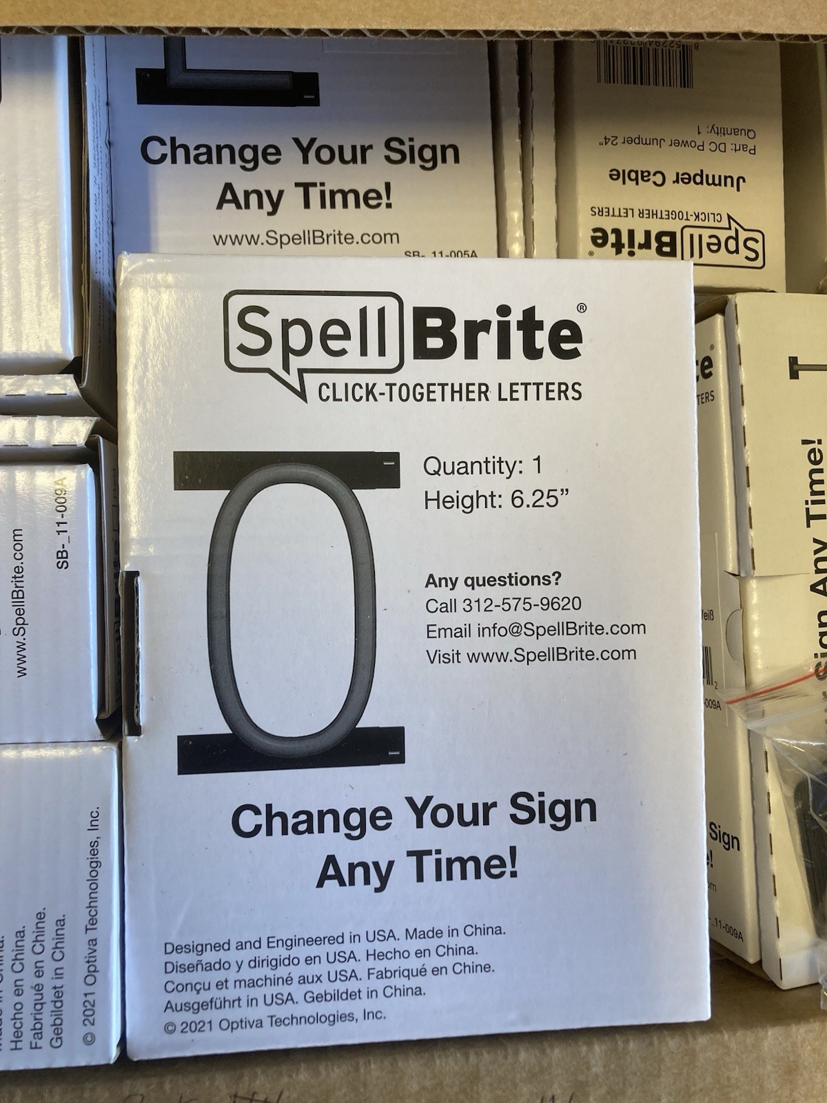 Spell Brite White LED Letters 6.25”