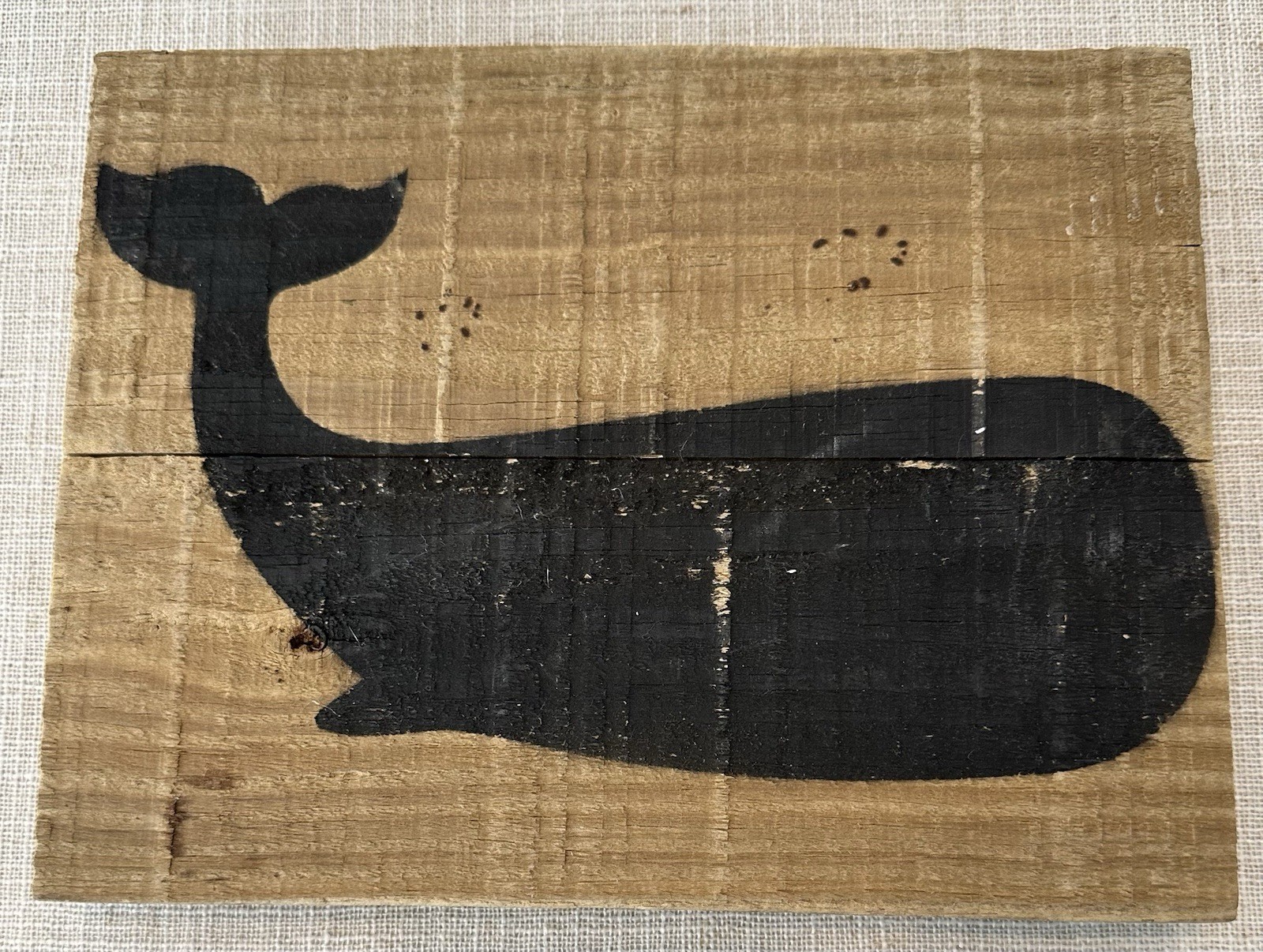 FOUR WINDS GIFTS Whale Board Frame NANTUCKET SHOP Coast Beach Decor RUSTIC WOOD