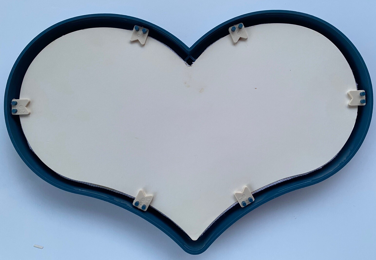 FIND JOY IN EACH NEW DAY Cross Stitch Handmade Heart Frame Country Cottage Core