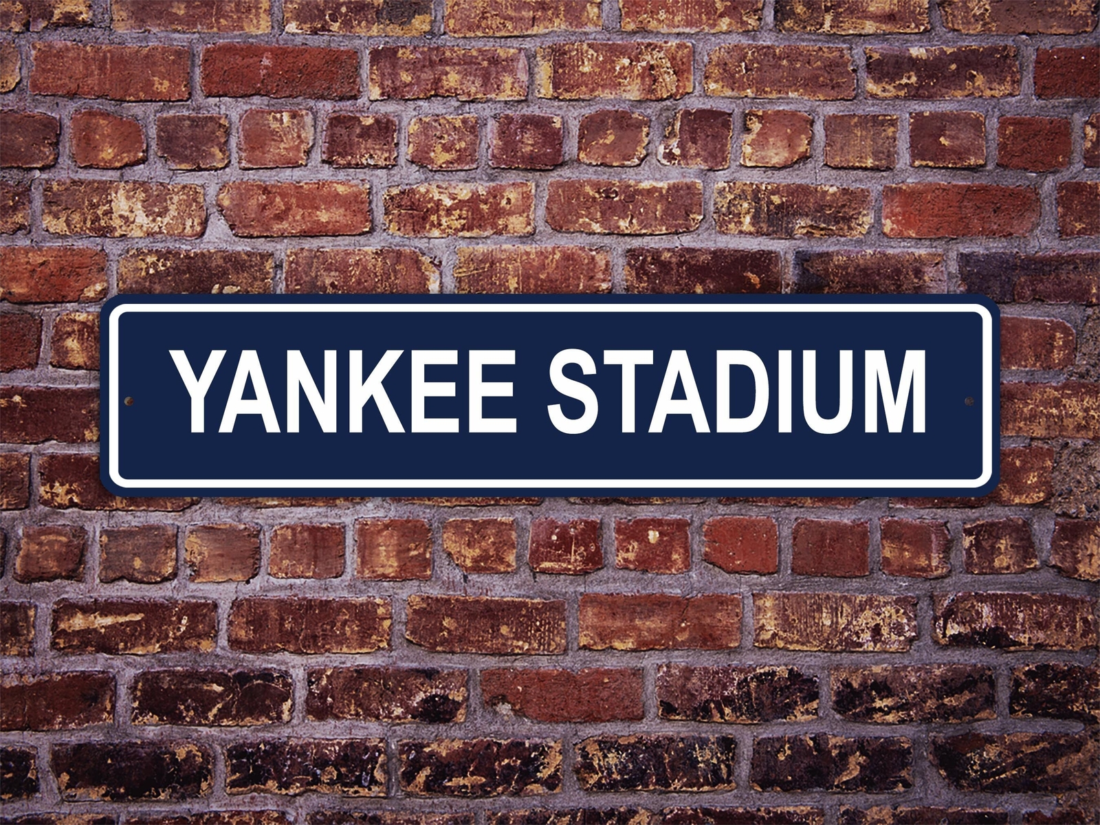 Yankee Stadium Street Sign New York Yankees Baseball Road