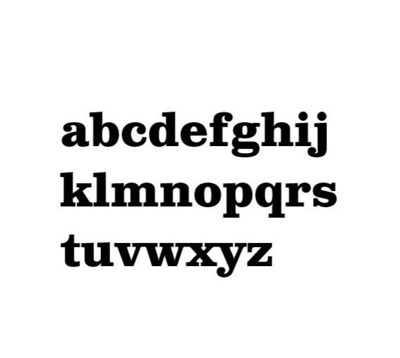 Laser Cut Unfinished Wood Letters or Numbers Clarendon Font Craft Cutout