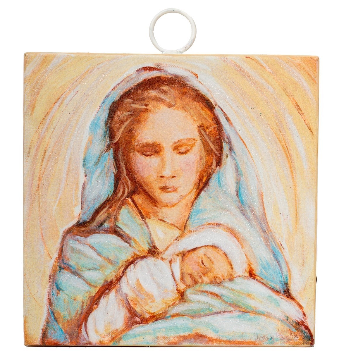 The Round Top Collection Mini Gallery New Born King 6x6x1