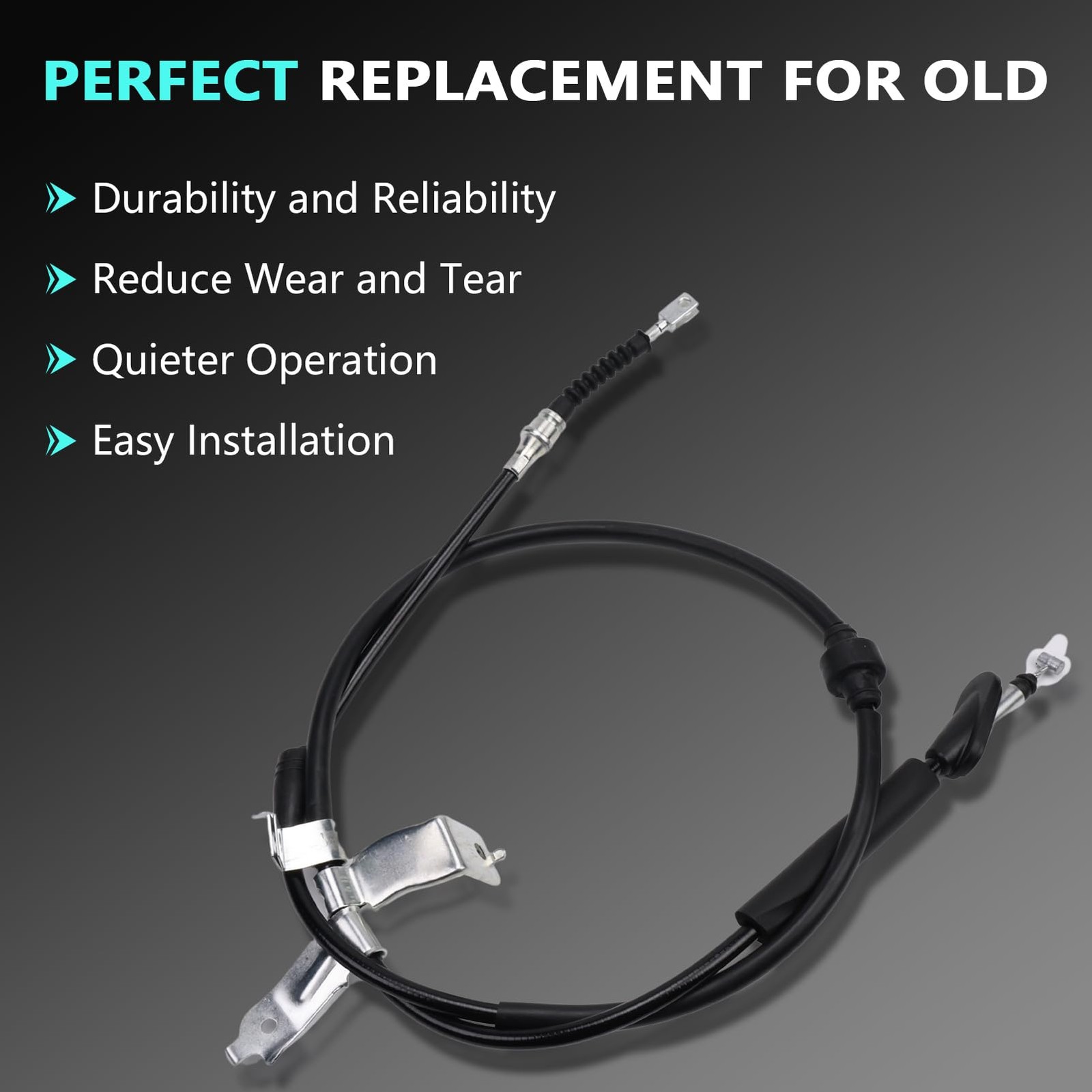 2Pcs Parking Brake Cable Rear Left and Right fits Civic 1992-2000, Acura…