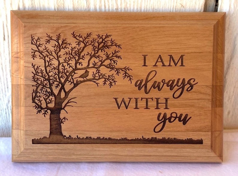 PERSONALIZED WOOD LASER ENGRAVED