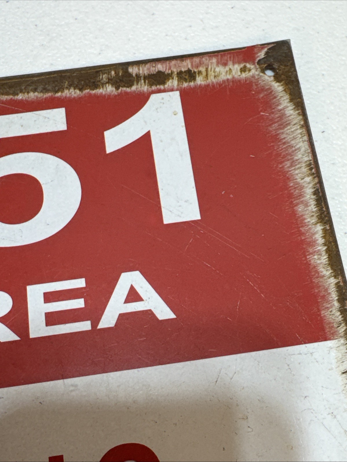 Area 51 Warning Vintage Reproduction 15 x 12 Metal Tin Sign