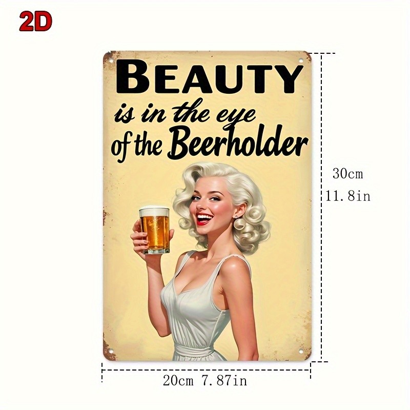 2D Flat Only 1pc 8×12 2D Iron painting2D Flat, Tin Metal Signs Vintage Metal Tin