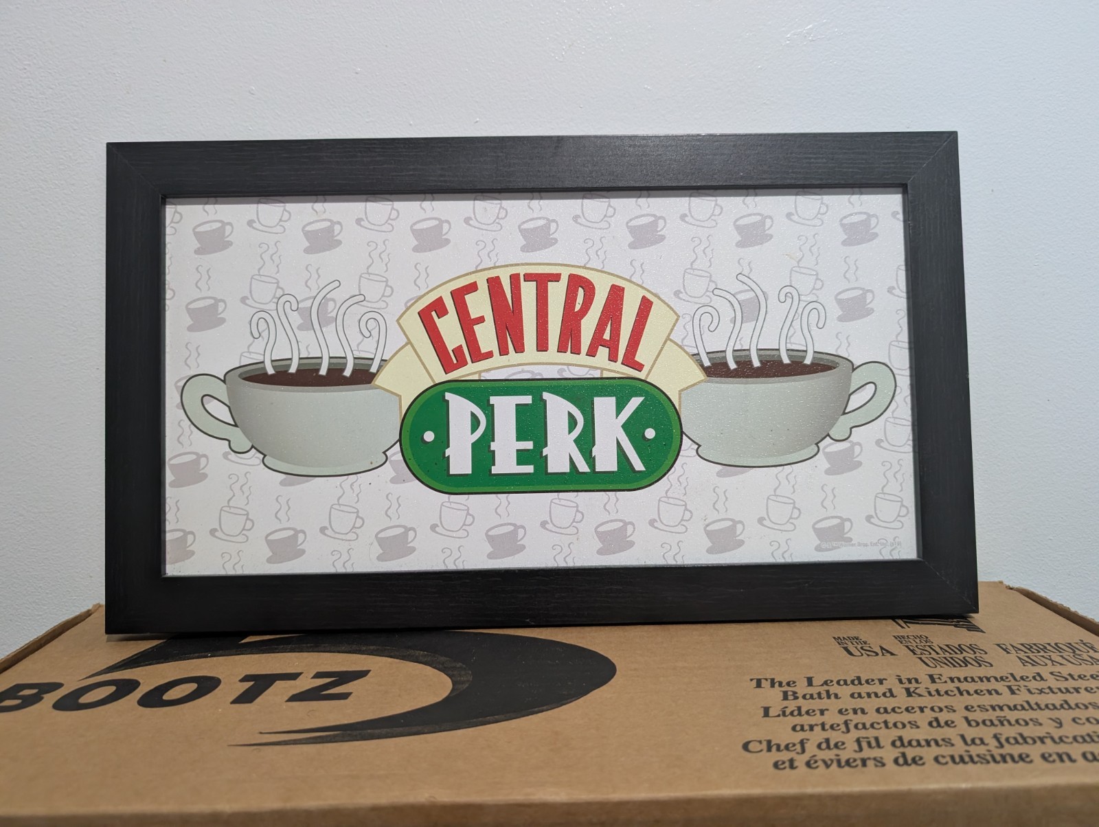 CENTRAL PERK Friends The TV Series WOODEN Wall Hanging BIG SIGN 18×10.5x.5″