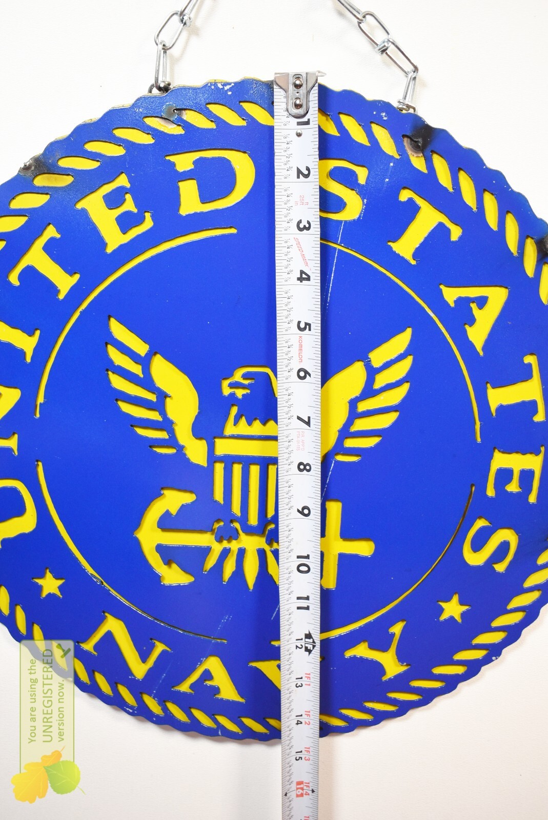 United States Navy Handmade Metal Art Sign Home Décor 14″