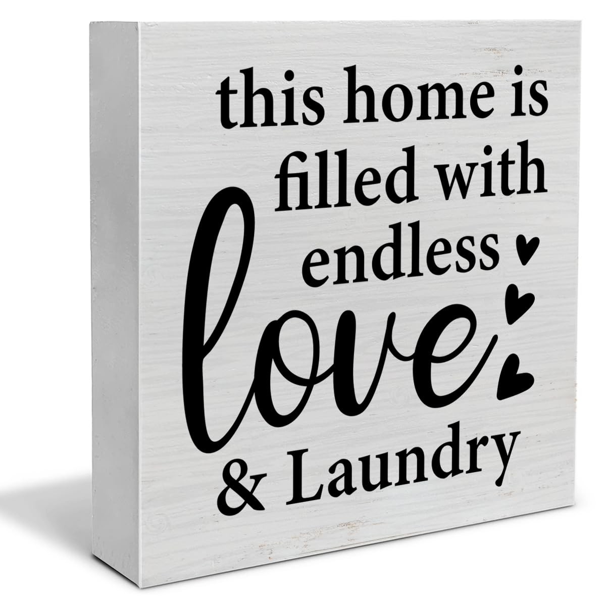 Laundry Room Sign This Home Is Filled with 5 inches x 5 inches, polychrome