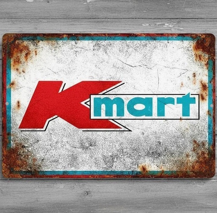 Kmart 12 x 18 Vintage Novelty Metal Sign Made In USA New!