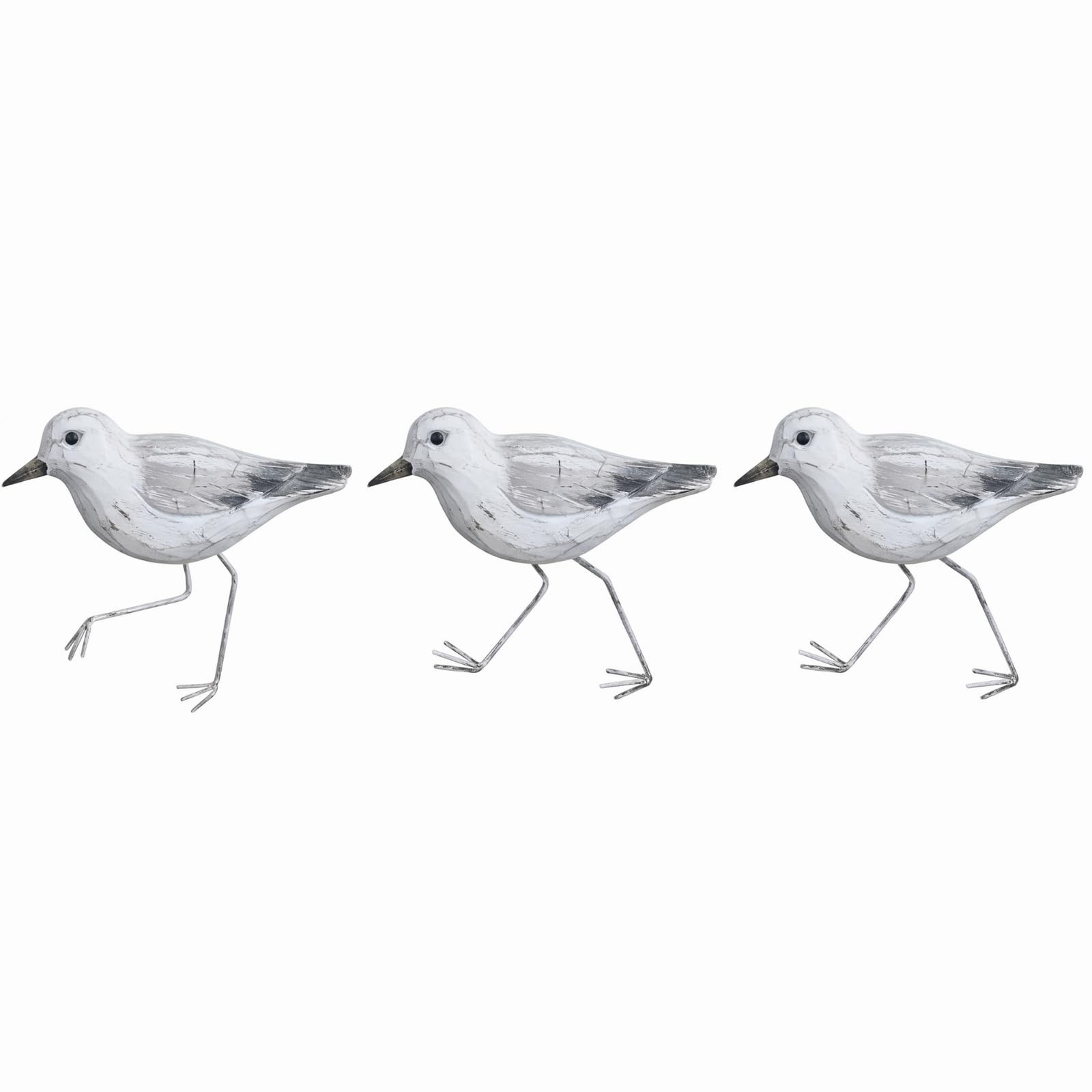 3 Pcs Wood Sandpipers Wall Decor Coastal Wall Decor Sandpiper Coastal Beach D…