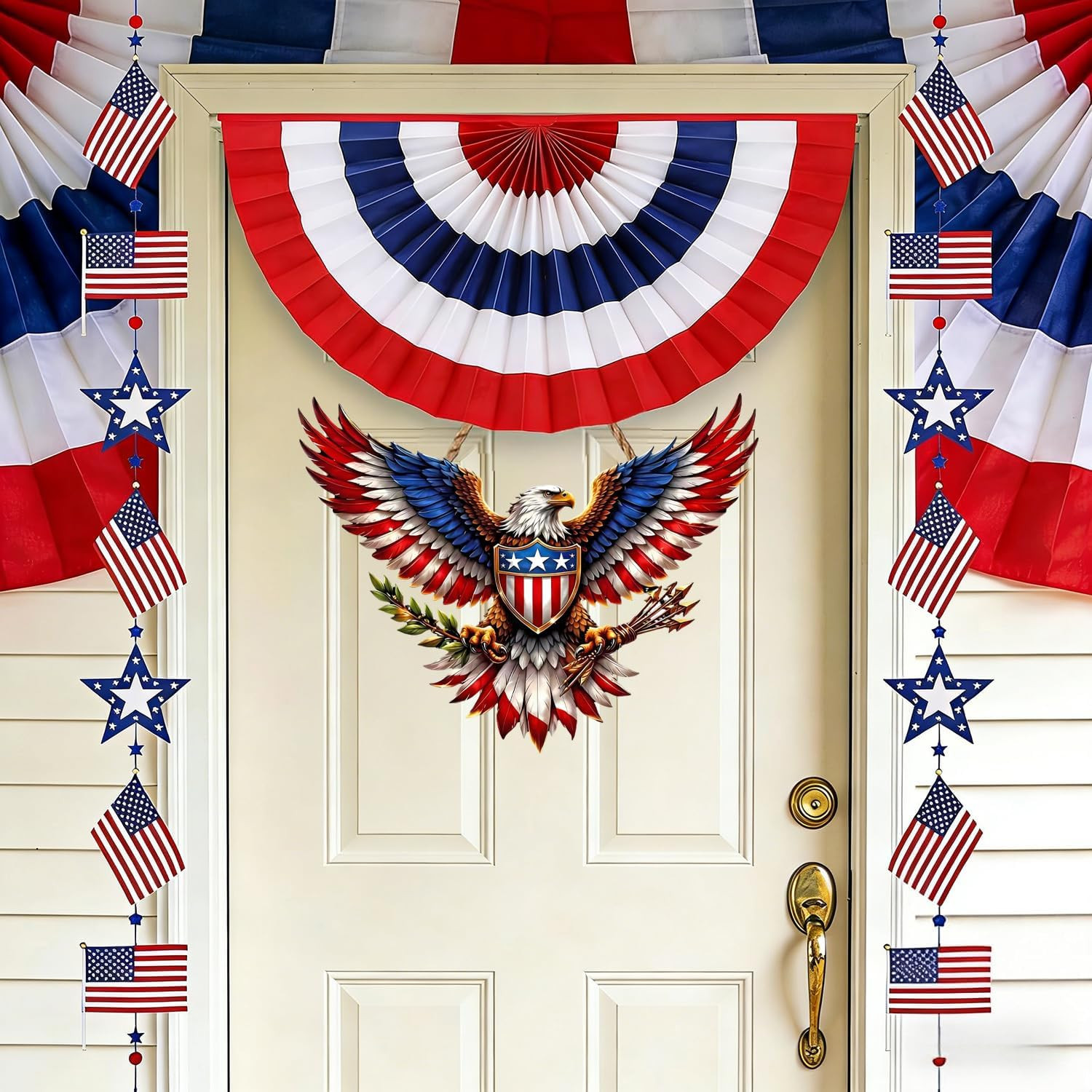 Independence Door Sign 250Th Anniversary America Eagle 1776-2026 250 Years of Fr