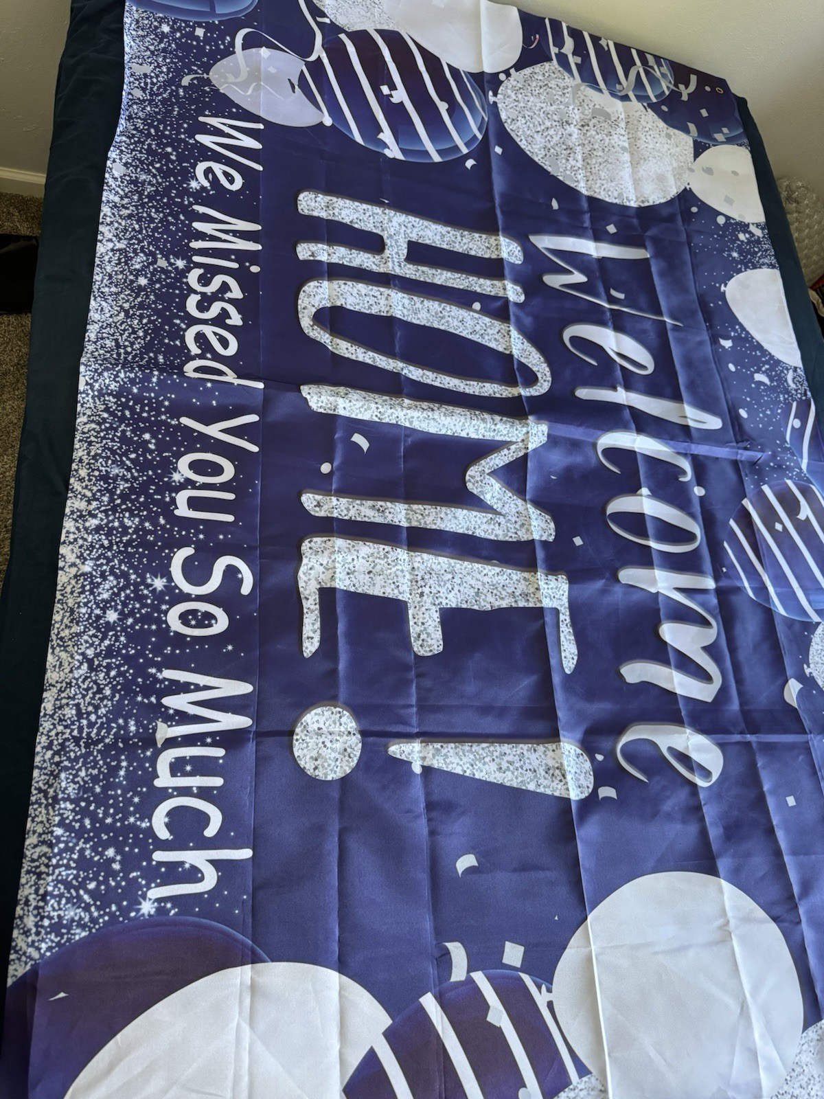 WELCOME HOME Sign Banner