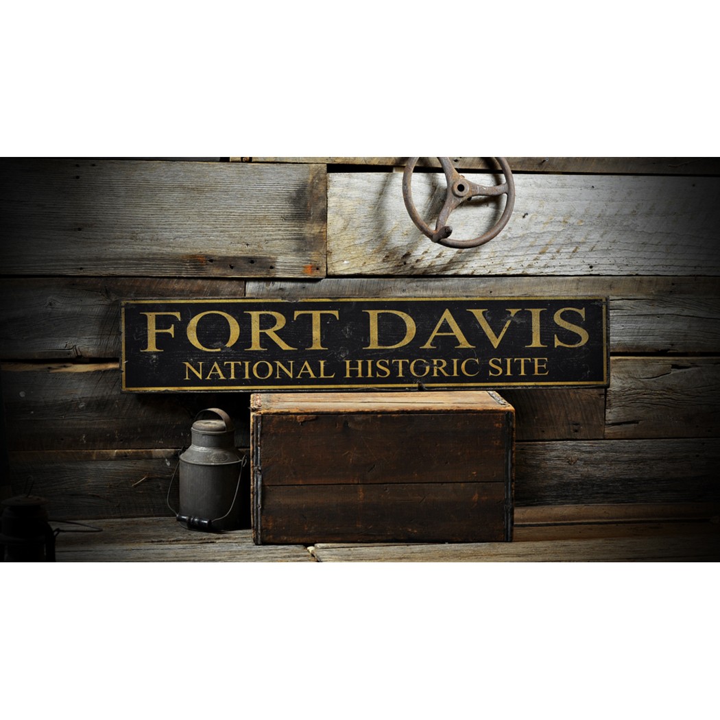 Custom National Historic Site Sign – Rustic Hand Made Vintage Wooden