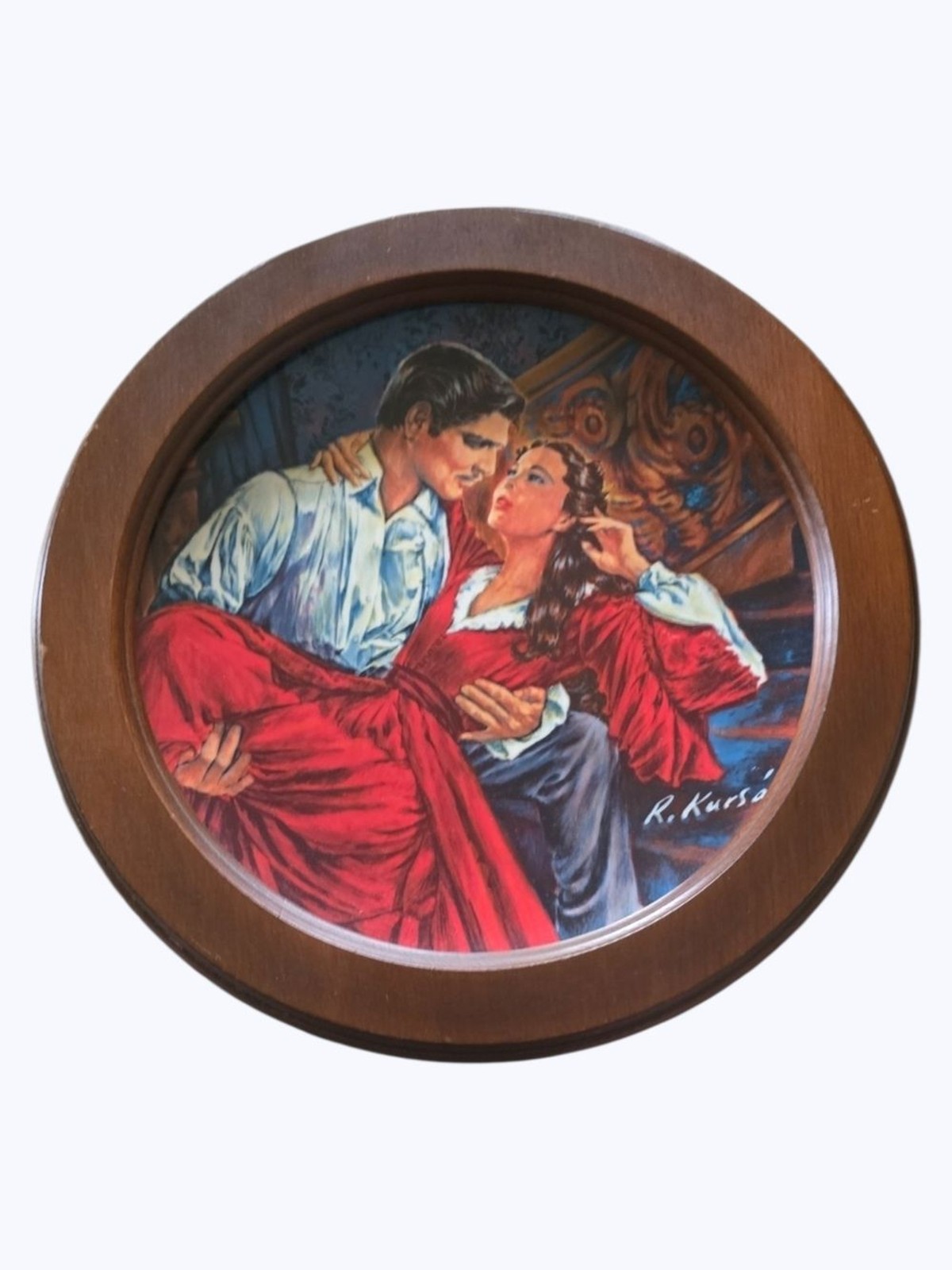 Knowles Decorative Collector Plate Scatlett And Rhett GWW Gone With The Wind