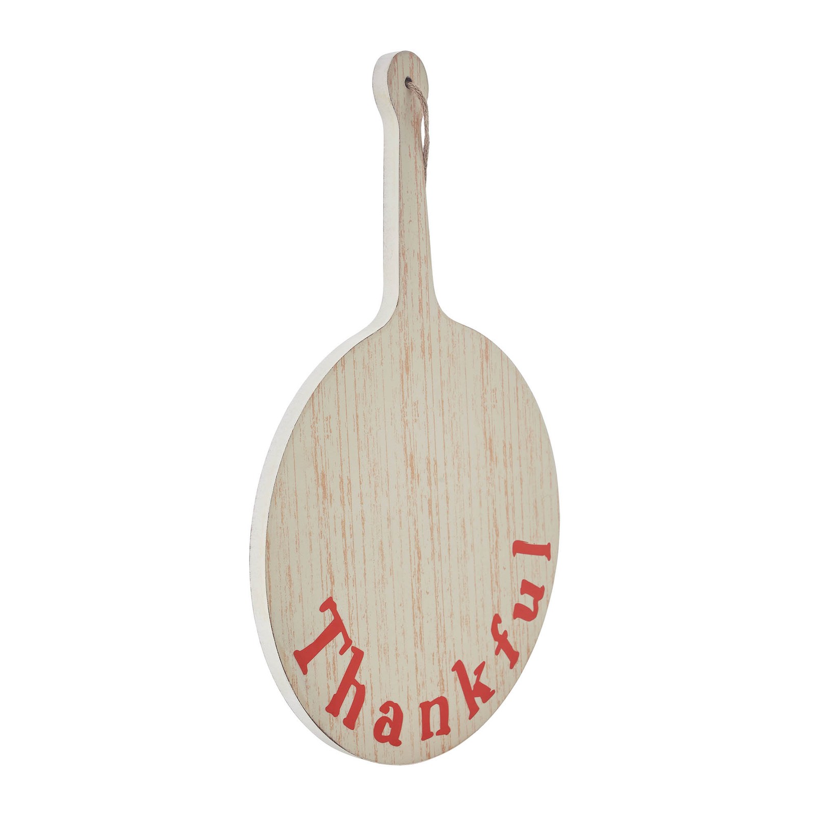 Thankful Round MDF Cutting Board Sign 19×12 VHC Brands