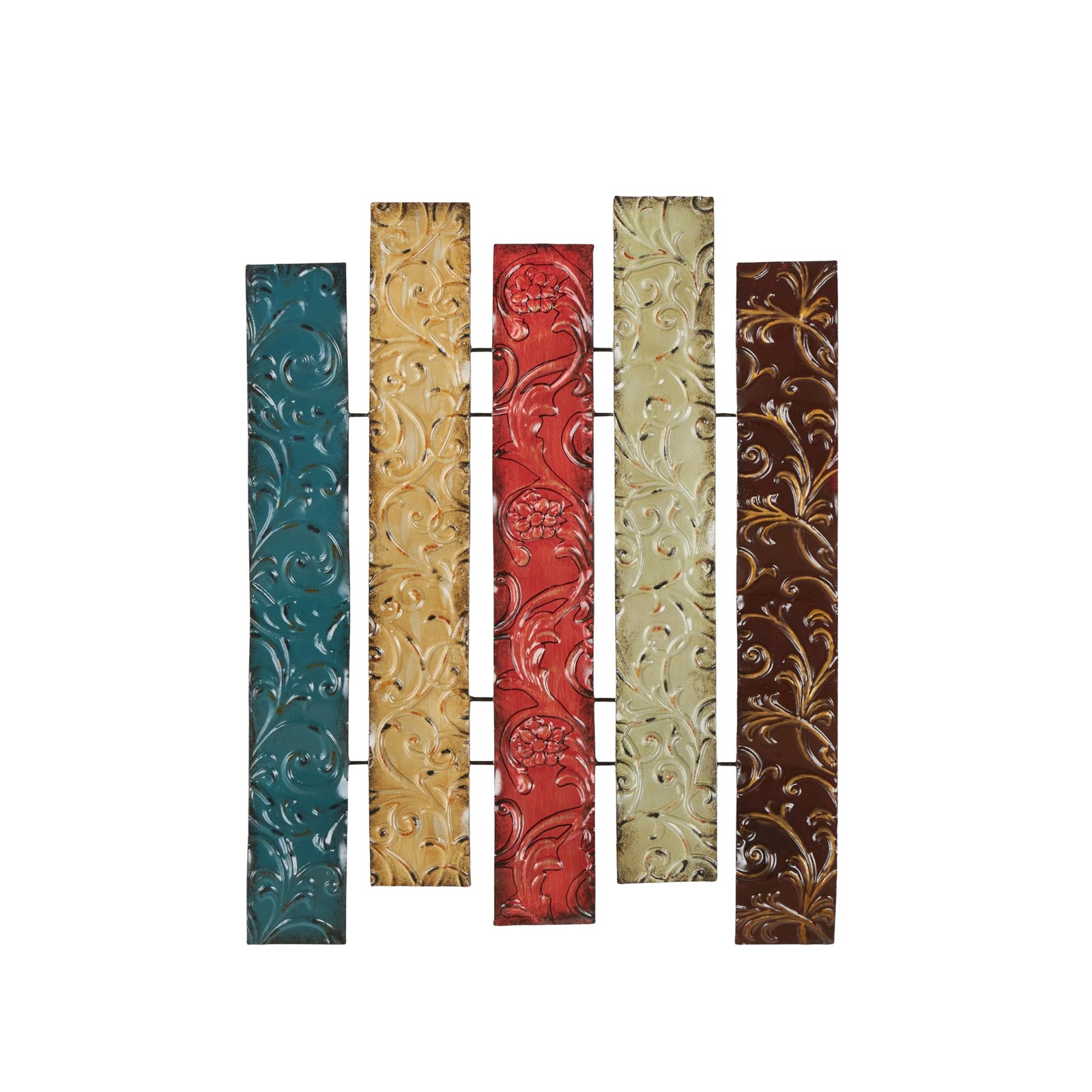13951 Metal Wall Decor, Multicolor, 24 by 20″