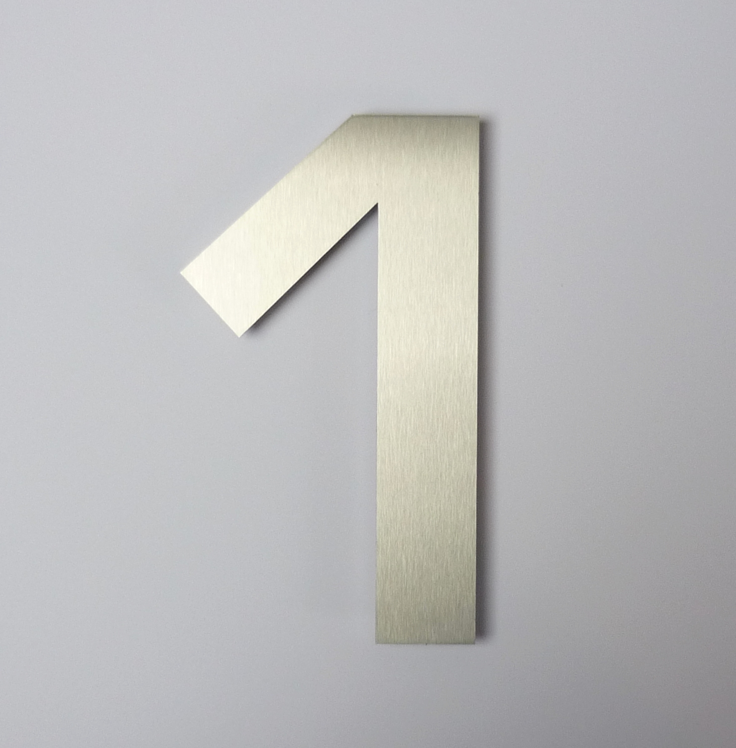 Extra Large 25cm / 30cm Contemporary Stainless Steel House Number