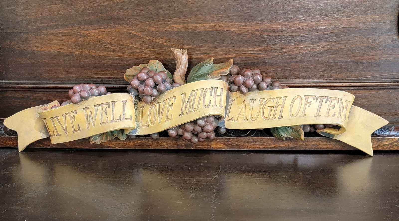 Live, Love, Laugh Tuscan Wall Plaque