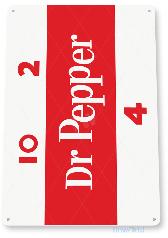 Tin Sign Dr Pepper Retro Cola Soda Bar Store Kitchen Metal Sign Décor C196