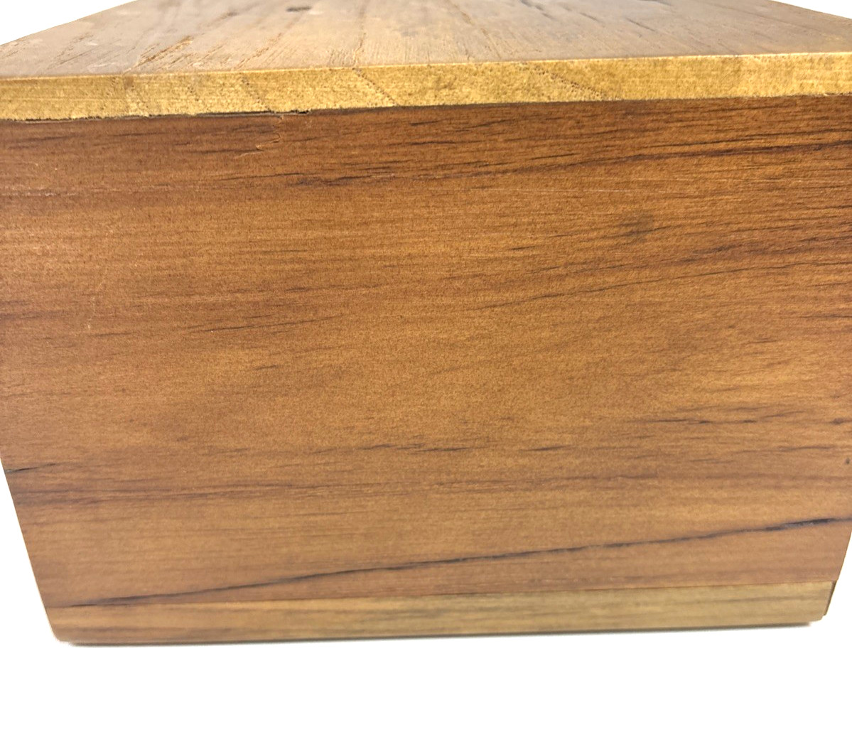 WEVOIRD Rustic Solid Barn Wood Burial Cremation Urn Boxes for Man/Woman/Pet