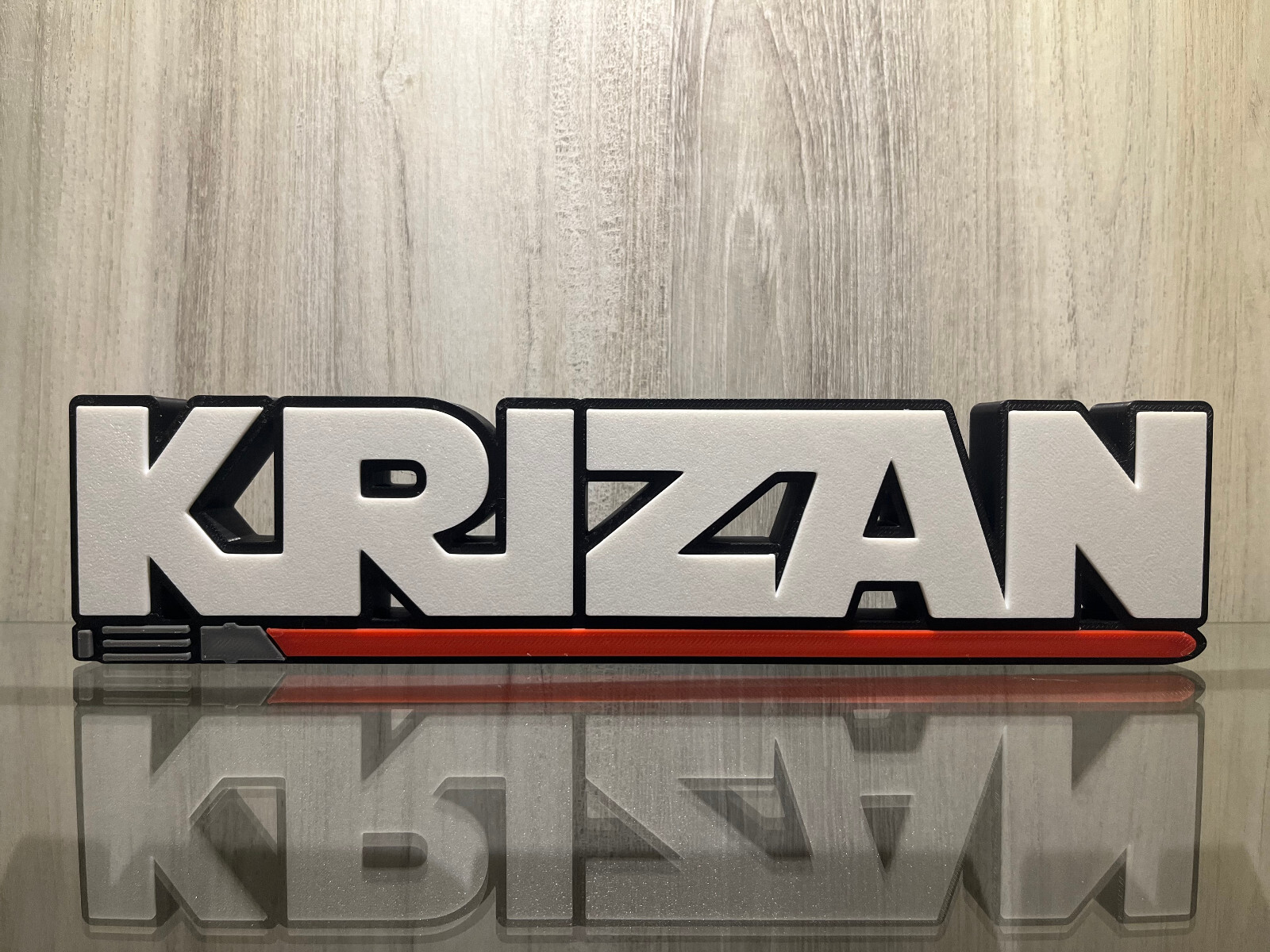 Star Wars Style Name Custom Plate Sign Personalized 3D Name Sign