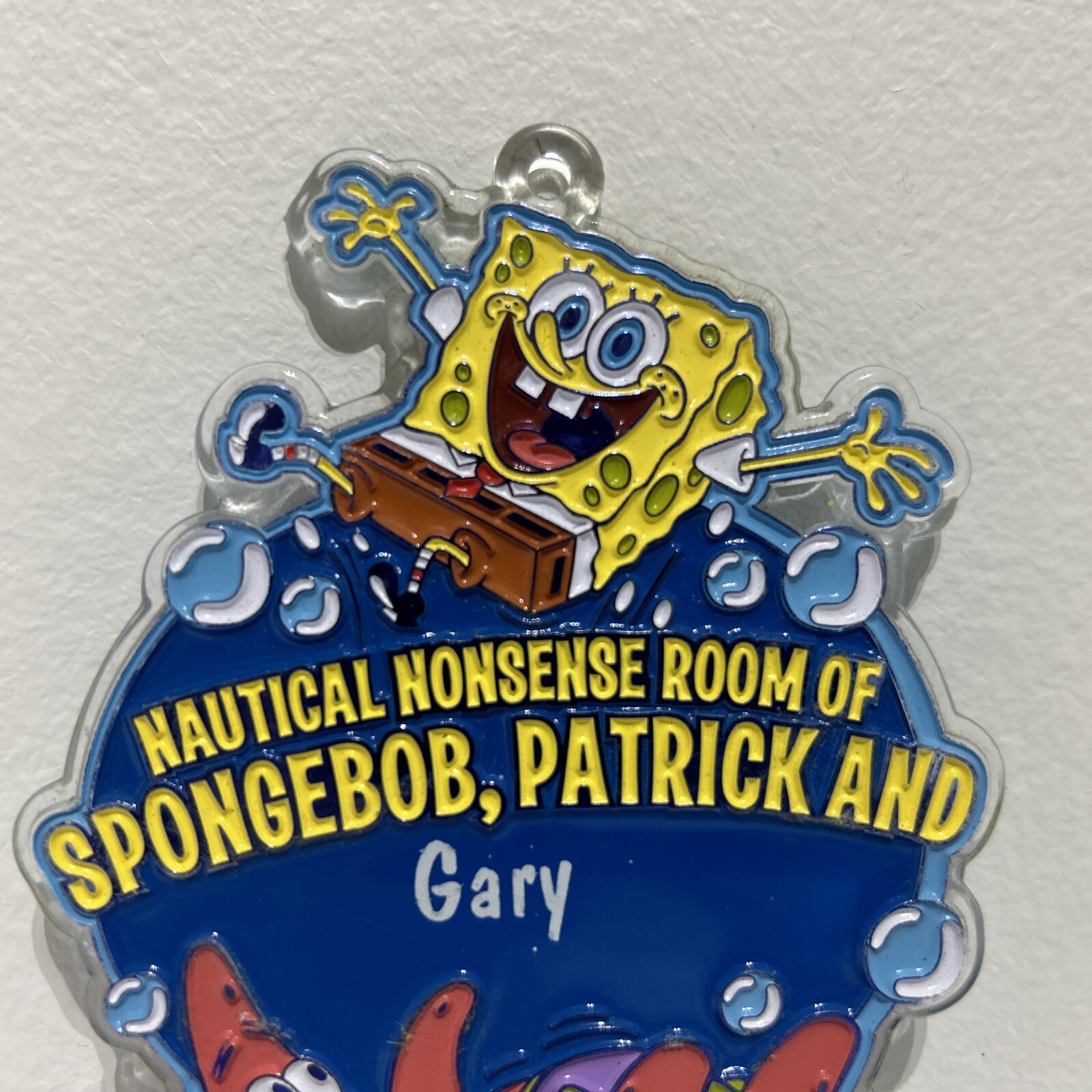 NEW – Sea World Nautical Nonsense Room of SpongeBob, Patrick & GARY Door Plaque