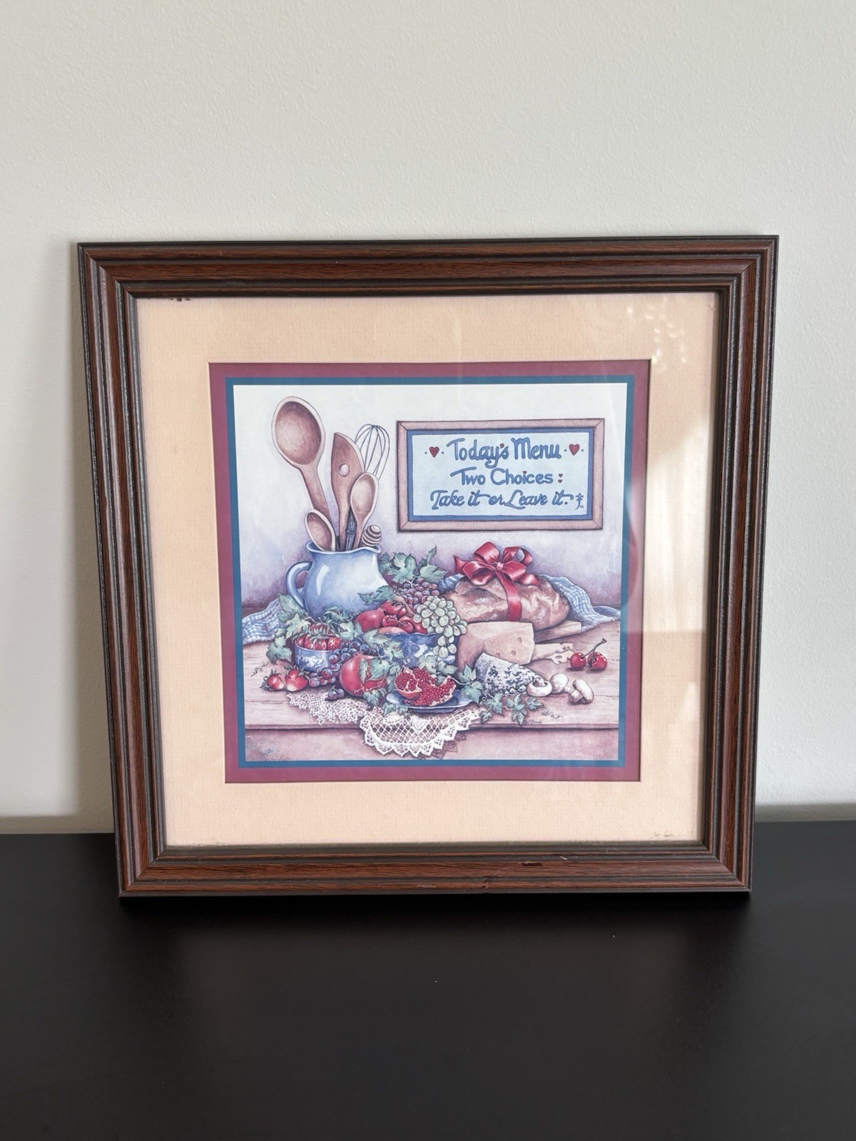 Home Interiors Framed Print Vintage CottageCore GrandmaCore 11.5 x 11.5