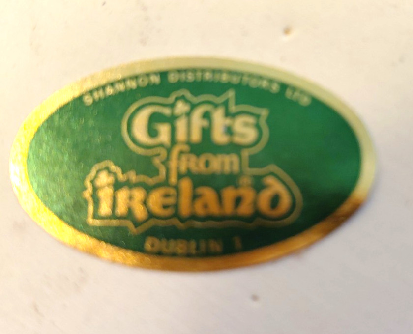 Sláinte Gifts from Ireland Ceramic Plaque Sign Irish Wall Hanging Good Health