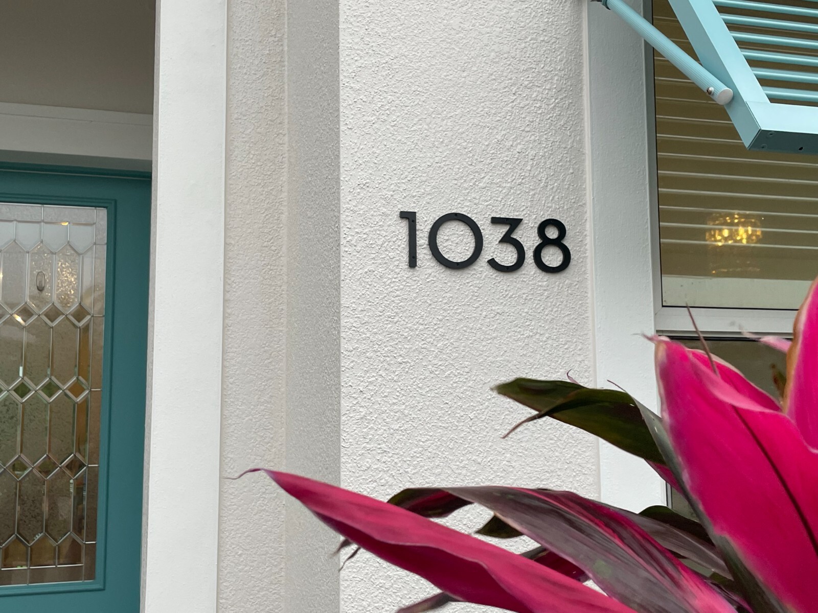 4 inch Contemporary House Numbers or Letters; color choices