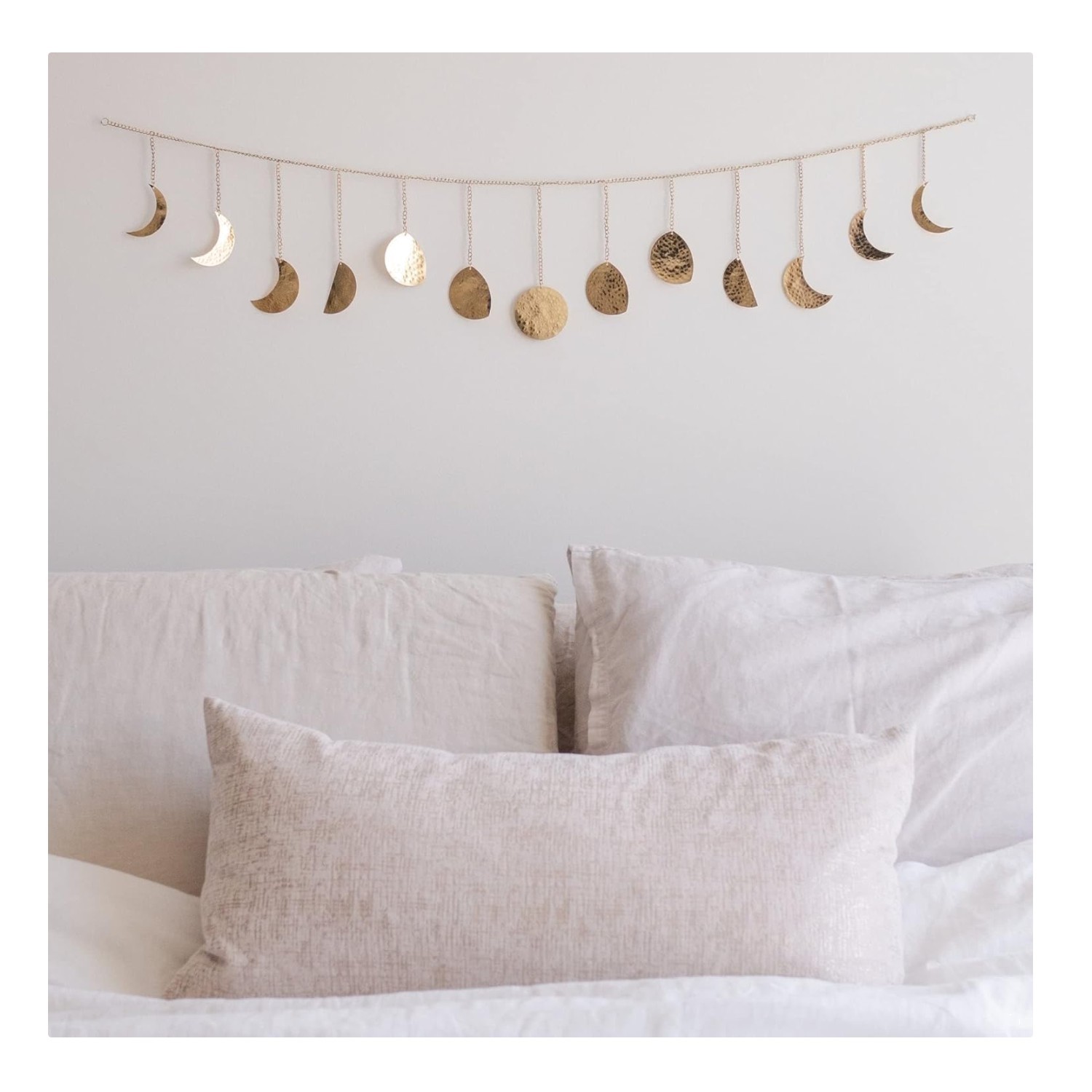 Light-Catching Gold Moon Wall Art – Unique Bohemian Decor for All Spaces