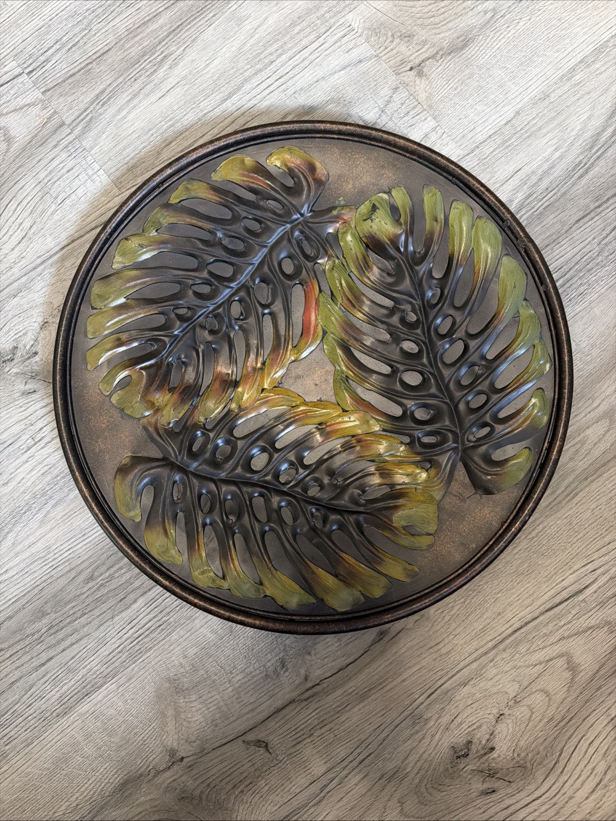 Metal Monstera Plant Decor Hanging Wall Art Metal Wall Sculpture