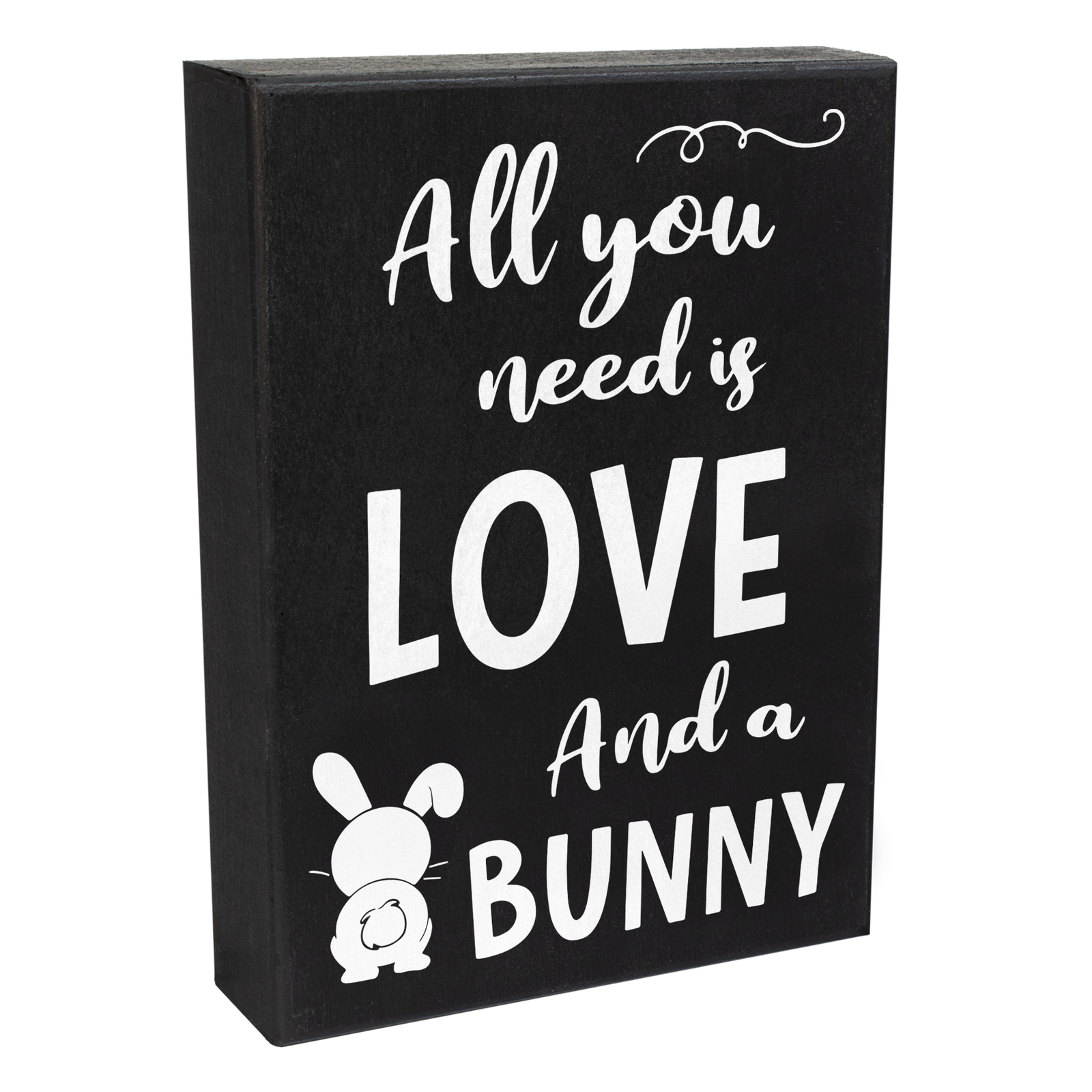 JennyGems Bunny Gifts, Bunny Sign, Love and a Bunny Sign, Bunny Moms