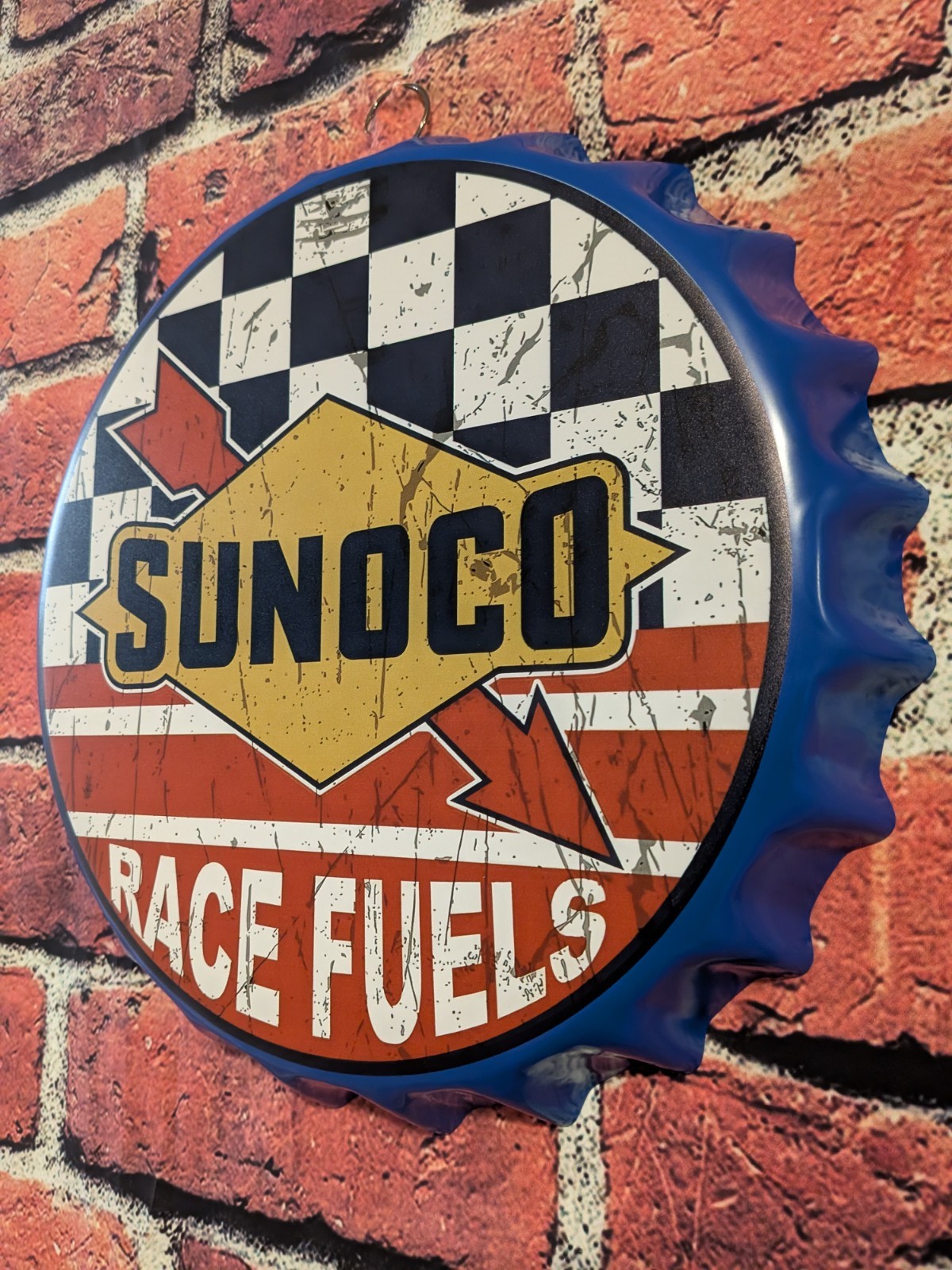 Sunoco Racing Sign (14″) Mancave Garage Bar Patio Home Decor