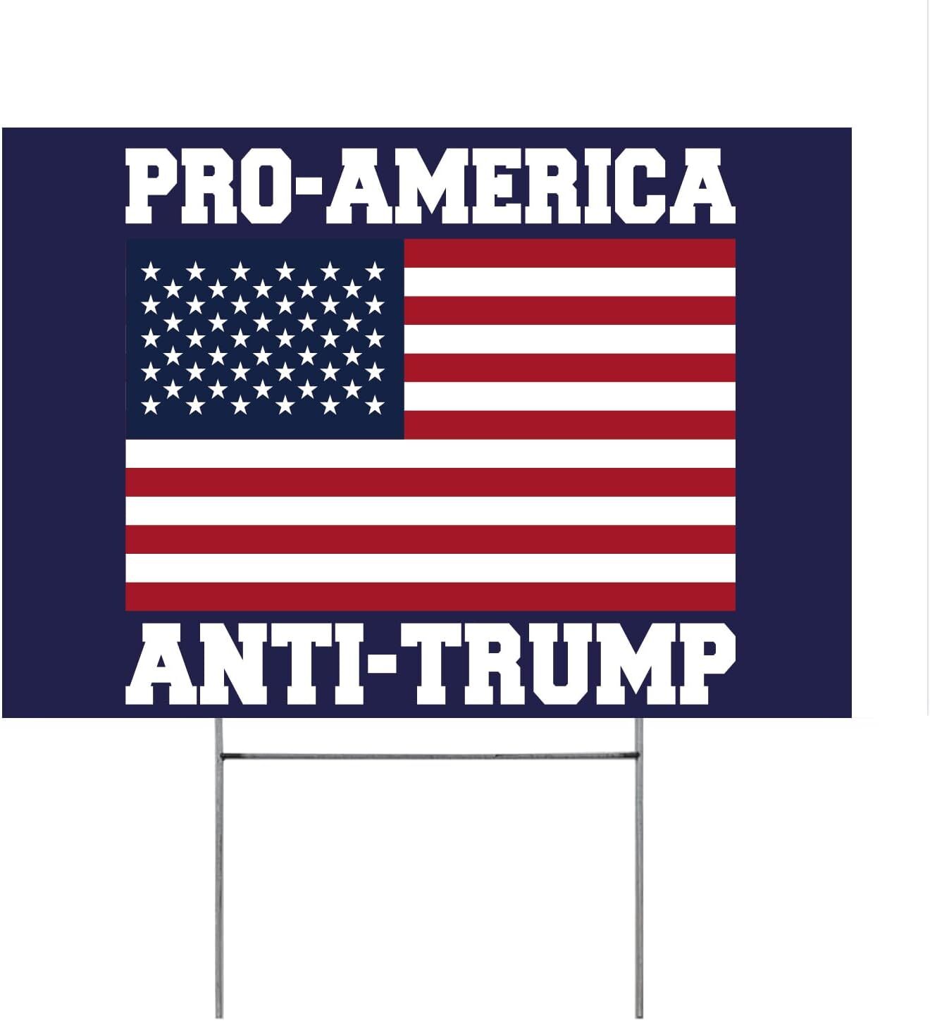 Anti Trump Yard Signs 2024 Yard Sign Pro-Biden Anti-Trump Sign Lawn Biden Tru…