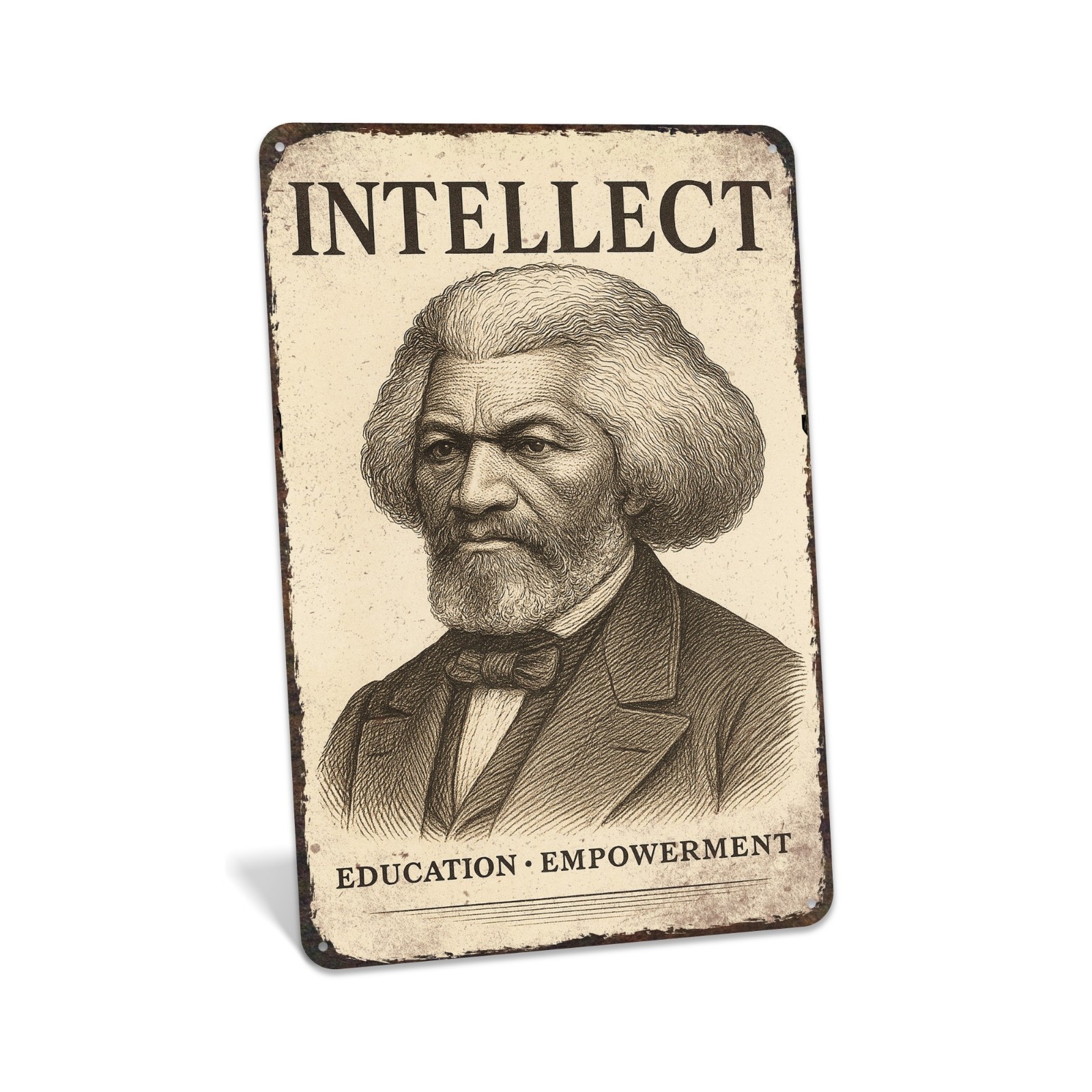 Frederick Douglass Wall Art, Black History Decor, African American Leader Sign