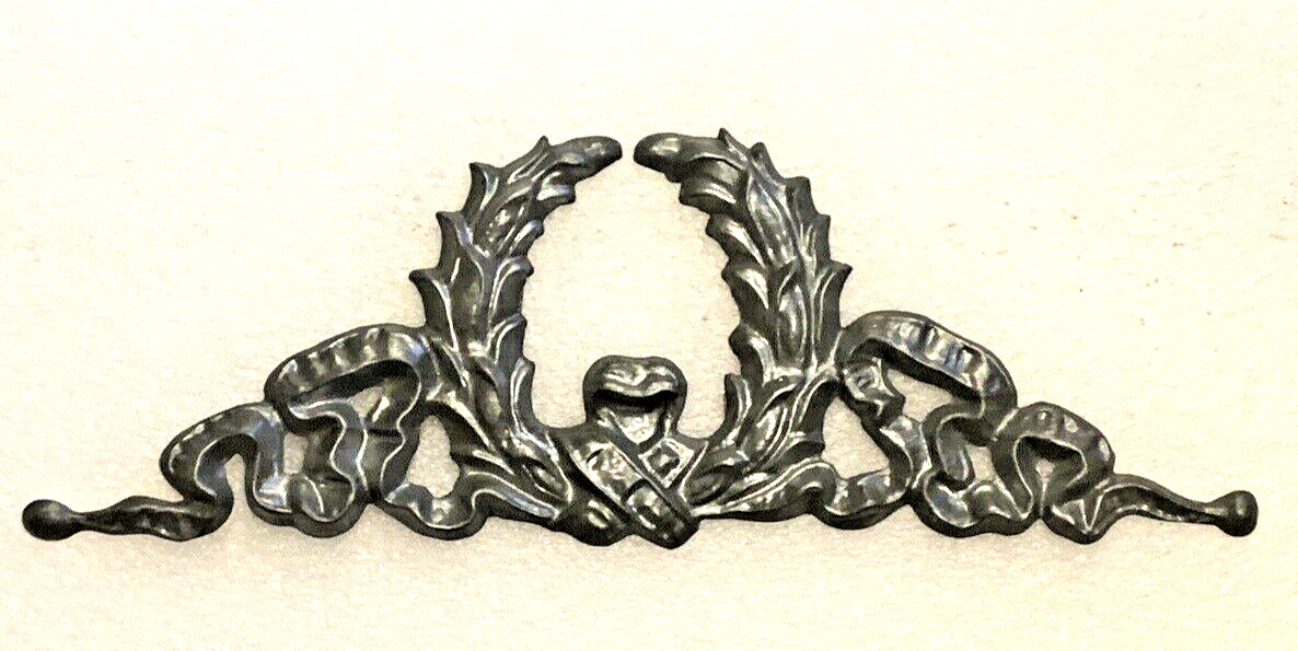 Neoclassic Laurel Wreath Door Topper Wall Ornament Antique Plaque Architectural