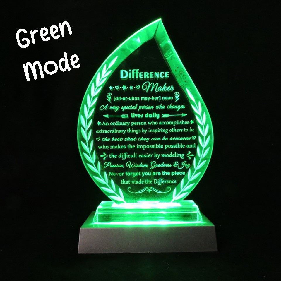 Crystal Appreciation Plaque