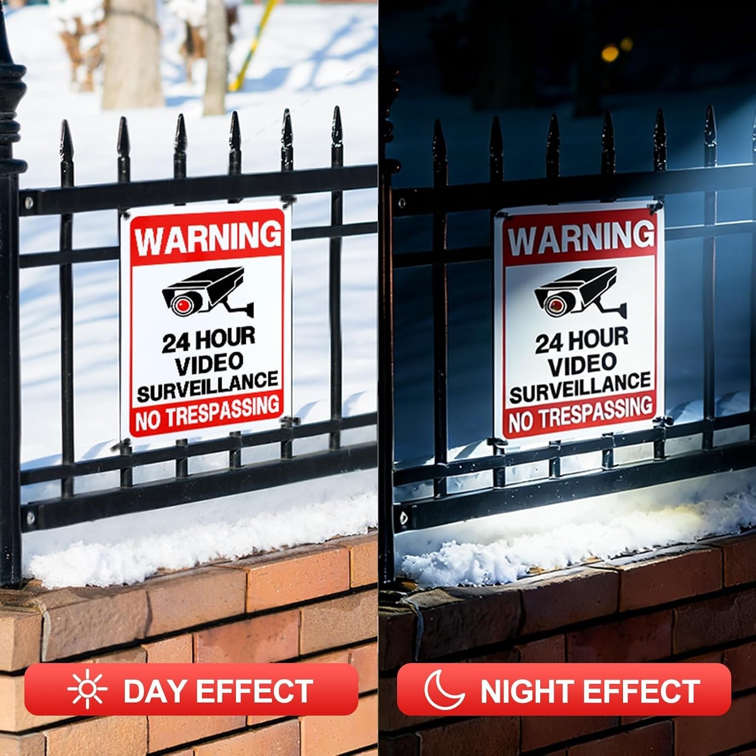 Heavy-Duty No Trespassing Signs for Home or Business – 10×7 in, Durable 2-Pack