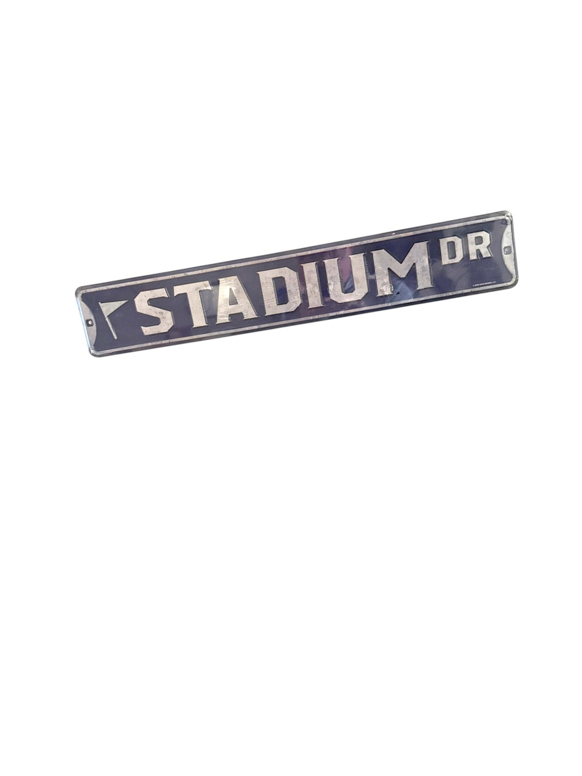 STADIUM DR Metal Wall Decor 20″ x 3 3/8″ tall open road brand