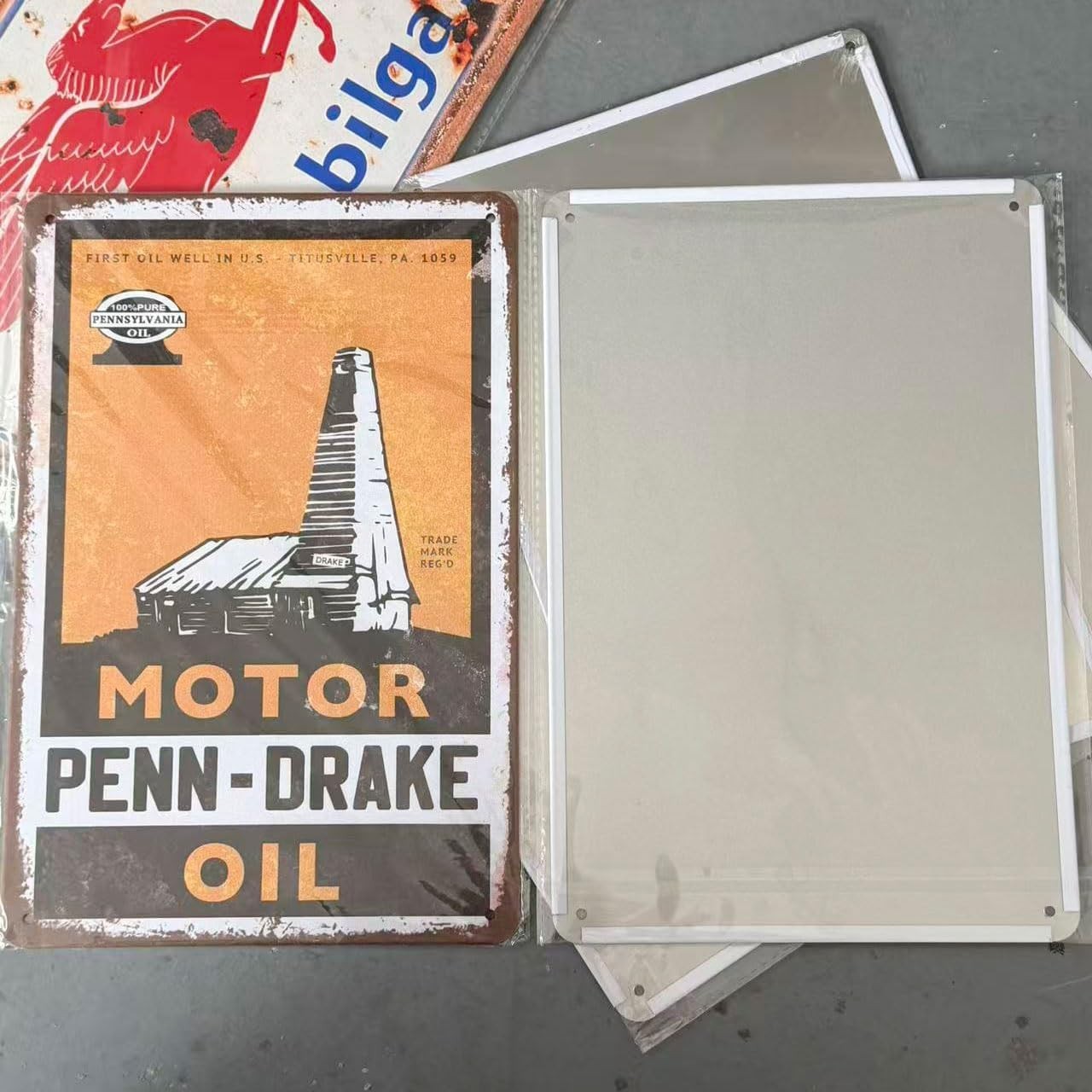 Nostalgic Tin Signs for Bar, Garage, 24 Ct