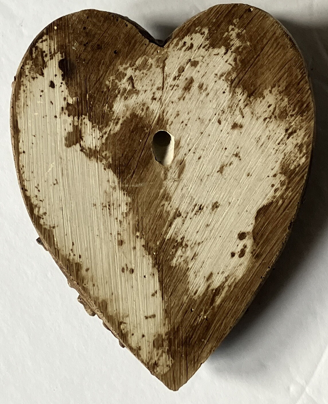 Heart Shaped Leaves With Face Hanging Plaque Resin 4.25 X 3.25