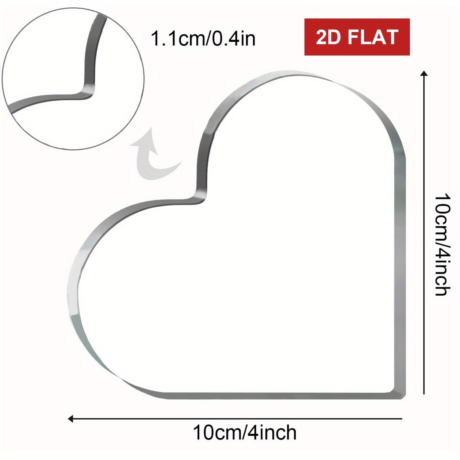 Heart-Shaped ‘Best Friend’ Acrylic Plaque Friendship Gift & Home Decoration Gift