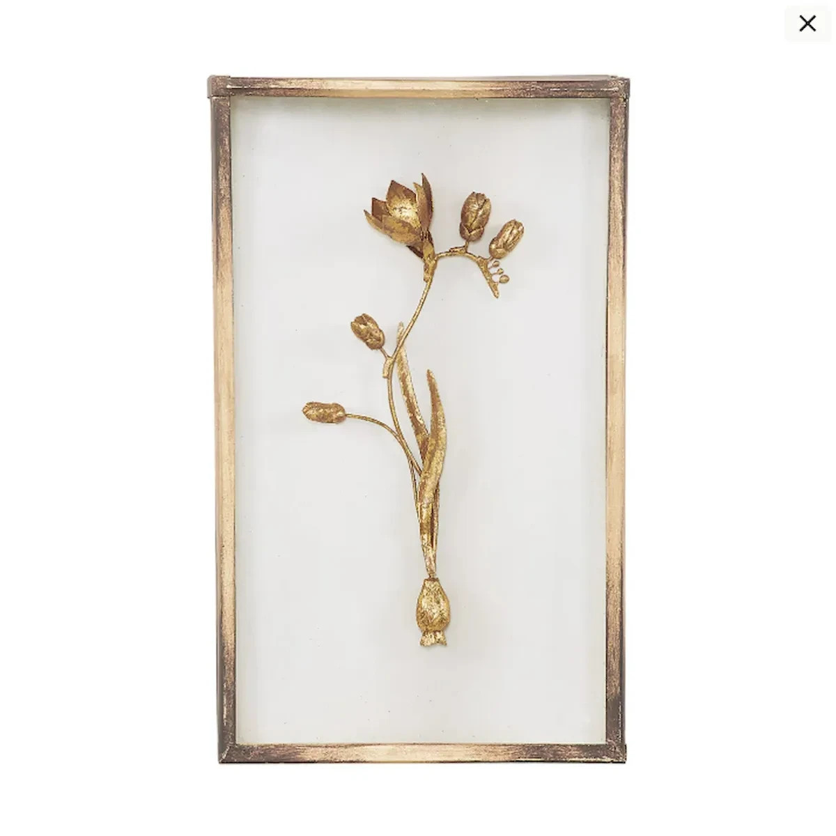 Ballard Designs Fleur de Tole Gold Wall Decor, Set of 4 – No Import Fees