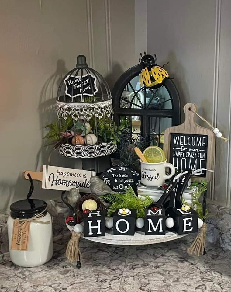 ~New! “Happiness is Homemade” Rolling Pin Plaque Farmhouse Hanging Wood Sign Tag