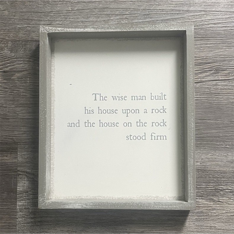 Quill to Paper by SixThree Rustic Wood Square Wall Plaque, Inspirational Quote,…